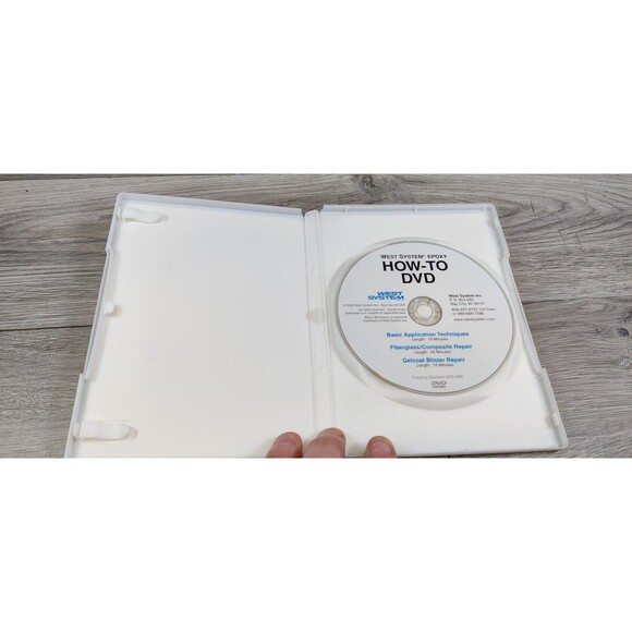 How-To-DVD (DVD, 2006) West System Epoxy, Cat #002-898  Pre-owned - Picture 3 of 4